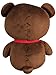 SUMMIT COLLECTION Furrybones Brown Bear Honeybear Wearing Red Bow Tie Plush Doll
