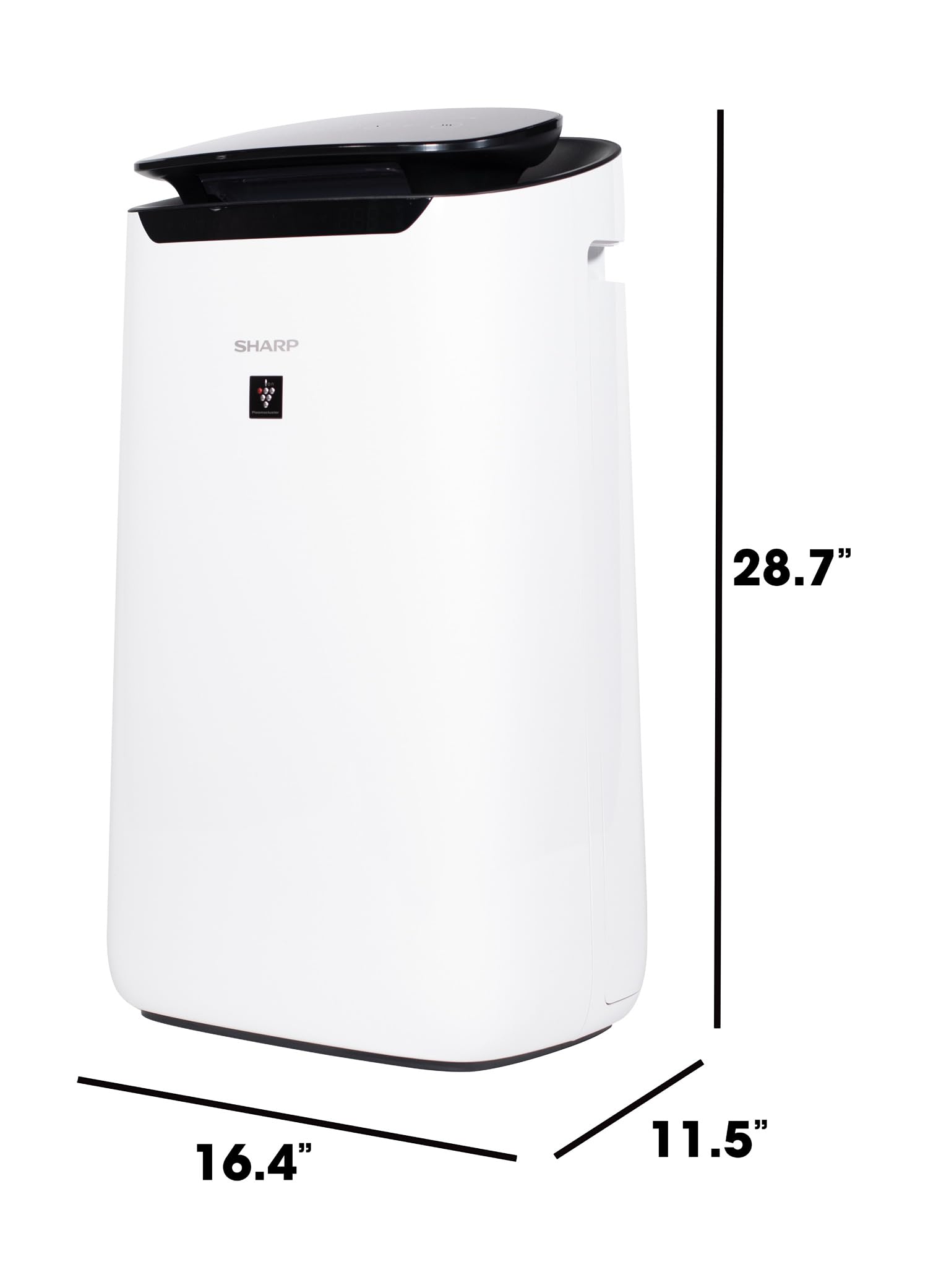 SHARP Smart Air Purifier Compatible w/Alexa. Plasmacluster Ion Technology and Triple Filtration, including True HEPA Filter. Covers up to 2,430 sq ft for XL Rooms, for Dust, Smoke & Pollen. FXJ80UW