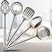 Stainless Steel 5 Pieces Cooking Spoon Set - By Utopia Kitchen