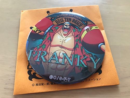 Amazon ハウステンボス 輩缶バッジ フランキー ワンピース アニメ 萌えグッズ 通販