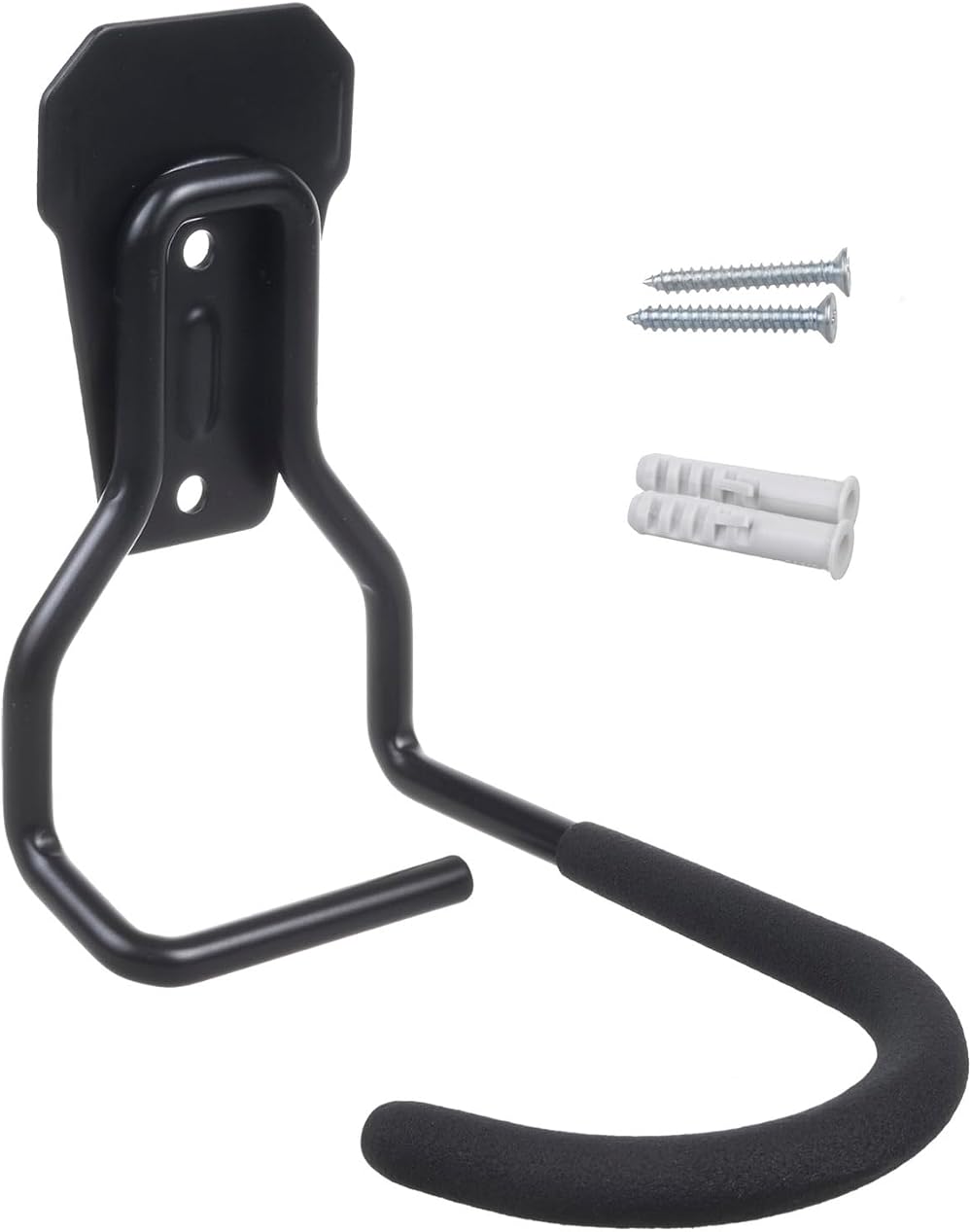 Maclean Bicycle Wall Mount Vertical Storage Hook Steel Hanger 20kg Garage
