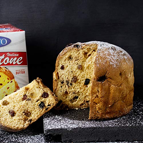 Giusto Sapore Italian Panettone Original Gourmet Bread 2Lb. - Traditional Dessert - Imported from Italy and Family Owned