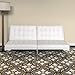 Best Choice Products Modern Leather Futon Sofa Bed Couch Recliner Lounger Sleeper w/ Chrome Legs - White