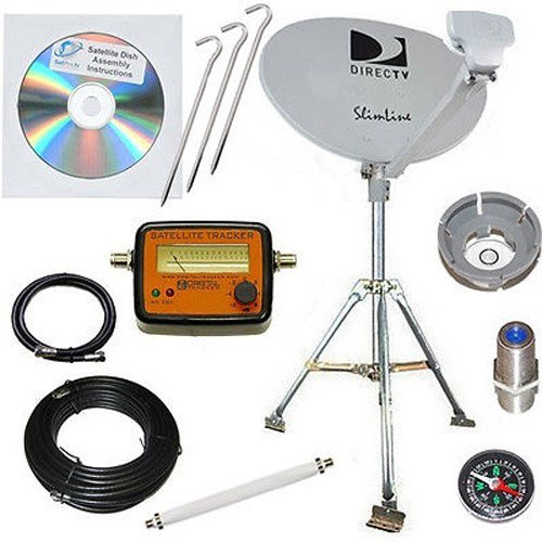 Купить DirecTV SL3 HD Portable Satellite Dish Mobile tripod kit Rv Tailgating Camping в интернет