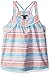 Nautica Girls' Stripe Tank Top Shirt pom Trims Accents