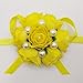 Arlai 2 pcs Yellow Wrist Corsage - Wedding Bridal Bridesmaid Wrist Flower