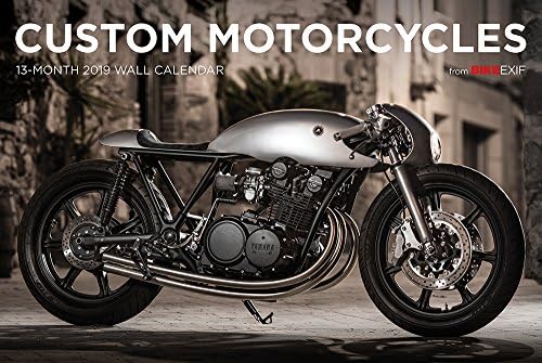 Bike EXIF Custom Motorcycles 2019 Calendar – Wall Calendar, August 1, 2018