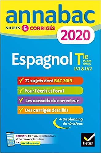 Amazon Fr Annales Annabac 2020 Espagnol Tle Lv1 Et Lv2 Sujets Et Corriges Du Bac Terminale Toutes Series Kerzulec Jean Yves Saenz Tania Livres
