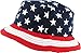 KBM-021 NAV Flag Patriotic Stars and Stripes Floral Galaxy Leaf Aztec Tropical Print Bucket Hat Summer Boonie Cap