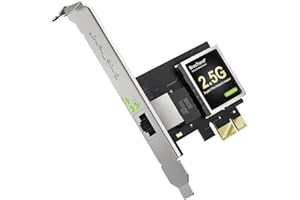 BrosTrend 2.5GB Linux Network Card, PCIe Ethernet Card for Ubuntu, Fedora, Debian, Mint, Kali, Windows etc. PCIe Ethernet Ada