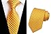 MENDENG Black Gold Striped Tie Woven Jacquard Silk Men's Suits Ties Necktie