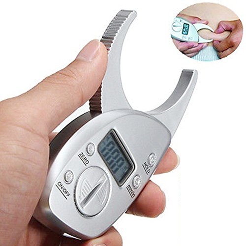 Digital Fat Caliper Tester Woopower Body Analyzer Skin Fold Measurement Fitness Health Tool