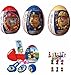 3 Paw patrol plastic surprise eggs with 2 eggs with single figures