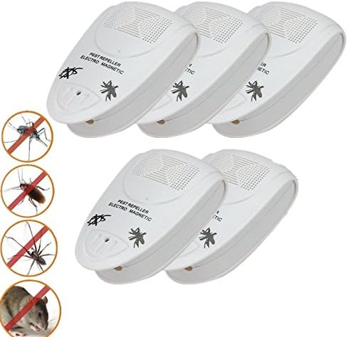 5X Ultrasonic Electronic Indoor Anti Mosquito Rat Mice Pest Bug Control Repeller