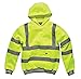 Forever Mens Dickies Hi Viz Hoodie Hooded Sweatshirt High Visibility Workwear Jacket