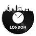 VinylShopUS - London UK Vinyl Wall Clock City Skyline Travel Souvenir
