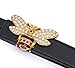 XYZDOUBLE Unisex Big Bee Style Women Men Cowhide Genuine Leather Casual Dress Belt [3.8CM Width] (Big Bee, 125CM Waist Siz 38~42