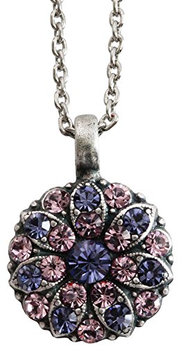 Mariana Guardian Angel Crystal Pendant Necklace, 16" Purple Lavender 5212 539212