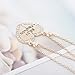 Ximei Two Tones Available BFF Best Friend 2 Pieces Heart Split Puzzle Pendant Necklace (Gold-Plated-Base)