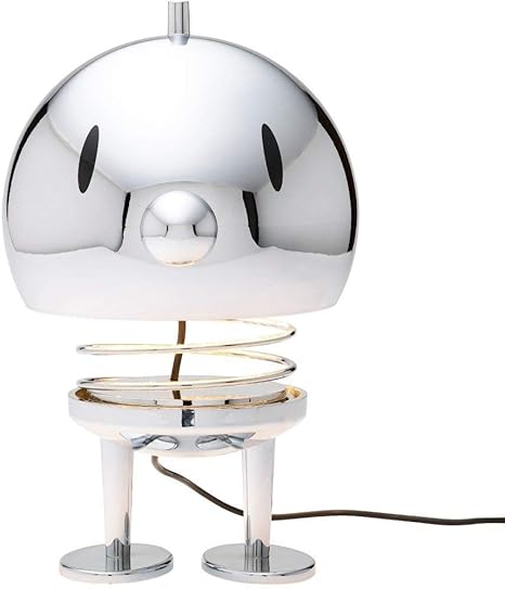 Hoptimist Lamp Bedside Table Lamp Chrome Dimensions H X D 23 X 15 Cm Amazon De Kuche Haushalt