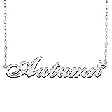 RONKAHSHOW Autumn Custom Name Necklace Customized