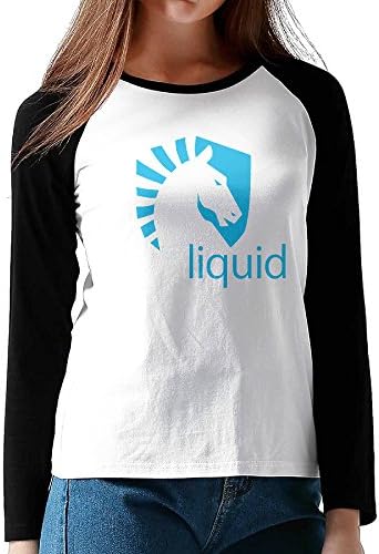 Loneki Women's CS GO Team Liquid Logo Baseball Raglan T-Shirts