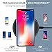 Wireless Charger, Qi Wireless Charging Pad for iPhone X/iPhone 8/8 Plus, Fast Wireless Charger for Samsung Galaxy S8/ S8+/ S7 / S7 edge / S6 edge+, and Note 5 [No AC Adapter]