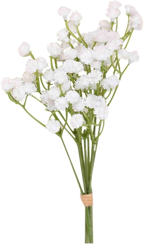 Amazon Yanjdn 1個人工花カスミソウ花人工シュッコンカスミソウ結婚式のためのブーケクラウンホームパーティーガーデンデコレーションバレンタインデー母の日ギフト 白い 造花 オンライン通販