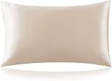 ZIMASILK 100% Mulberry Silk Pillowcase 6A 600TC Beige 50x75 cm