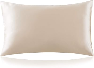 ZIMASILK 100% Mulberry Silk Pillowcase 6A 600TC Beige 50x75 cm