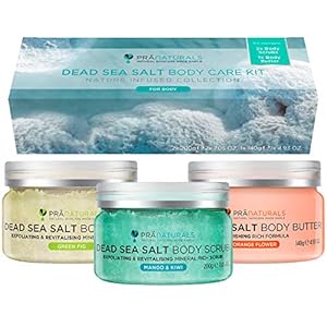 PraNaturals-Dead-Sea-Salt-Body-Care-Kit--Exfoliating-Scrub-Moisturising-Body-Butter-for-Smooth-Skin--Mango-Kiwi-Green-Fig-Orange-Flower--Vegan-Friendly-Cruelty-Free PraNaturals Dead Sea Salt Body Care Kit – Exfoliating Scrub & Moisturising Body Butter for Smooth Skin – Mango & Kiwi…