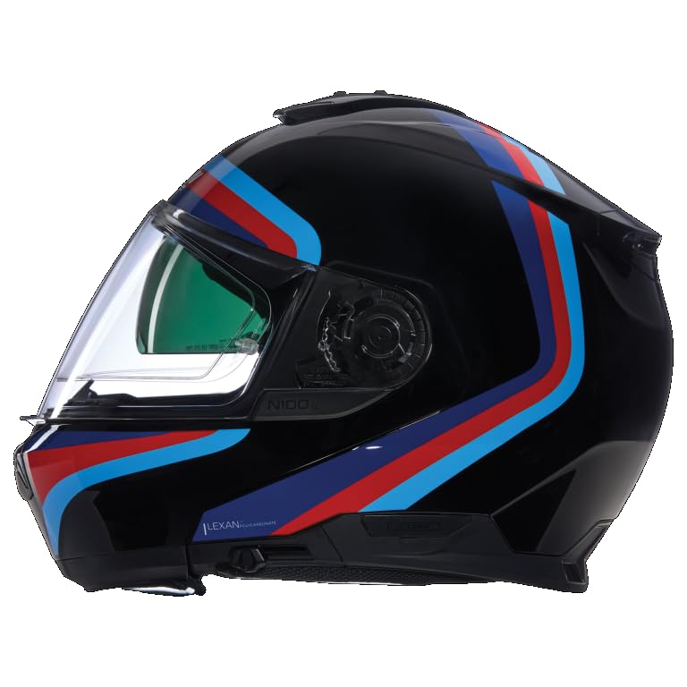 NOLAN HELMET N100-6 ASSOLUTO 348 XXL, Black/Blue/Red/Light Blue