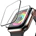 Screen Protector for Apple Watch, MIZOO [2-Pack] (44mm for Series 4) Liquid Skin HD Clear Max Coverage and Anti-Bubble Anti-Fingerprint Anti-Smudge Scratch Resistance