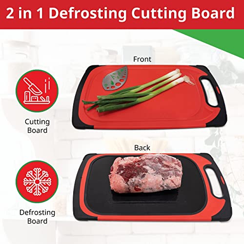 SHIFUNI 2 in 1 Defrosting Tray for Frozen Meat Naturally thaws 50