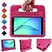 BMOUO Kids Case for Galaxy Tab A 8.0 (2015) SM-T350 - Shockproof Light Weight Handle Stand Kids Case for Galaxy Tab A 8.0-inch 2015 Tablet - Rose
