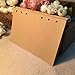 ZE 80 Sheets 6-Holes Traveler's Notebook Planner Filler Papers/Journal Diary Inserts Refill Kraft Paper/Loose-Leaf Binder Paper, Brown Color (A5 (8