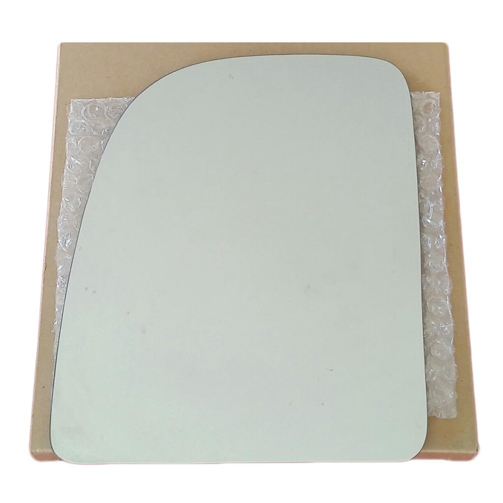 Mirror Glass and Adhesive | 99-07 Ford F250 F350 F450 Pickup / 02-12 E250 E350  Van / 00-05 Excursion SUV Driver Left Side Replacement - FITS UPPER TOWING  ...
