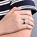 THREE KEYS JEWELRY 6mm 8mm Tungsten Wedding Ring with Real Koa Wood Inlay Rose Gold Black Engagement Band Ring/Customized Ring