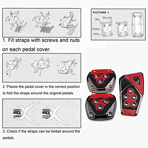 5 Chrome+Non+Slip+Racing+Manual+Mercedes