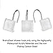 AGPTEK 12 PCS Decoractive Shower Curtain Hooks for Living Room Bedroom Bathroom