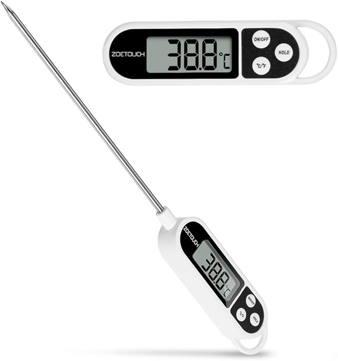 Thermomètre de Cuisine, Thermomètre de Cuisson Digital Numérique avec