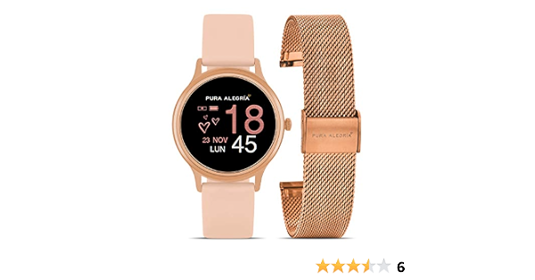 Reloj PURA ALEGRÍA Mujer Camelia Smart Watch : Amazon.es: Relojes