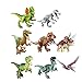8pcs/lot Dinosaur DIY Assembly Building Blocks Toys Jurassic World Bricks Gift ...
