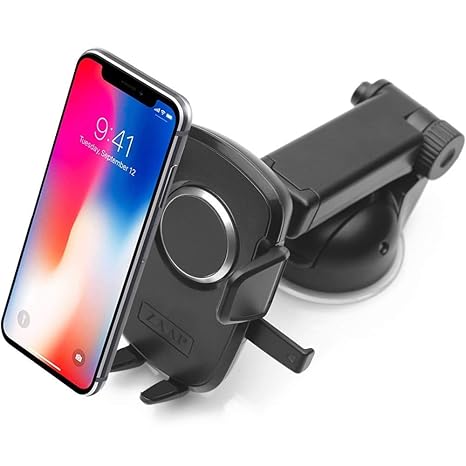 Zaap Quick Touch One Premium 360 Adjustable 3-in-1 Car Mount Holder for All Smartphones (Pro Series)