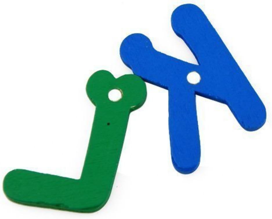 Click Down Wooden Alphabet Fridge Magnets