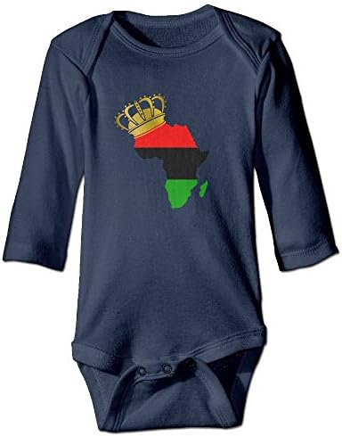 Yesgoodie African American Pride Baby Onesies Long Sleeve For Unisex Boys Girls 100% Cotton 24 Months