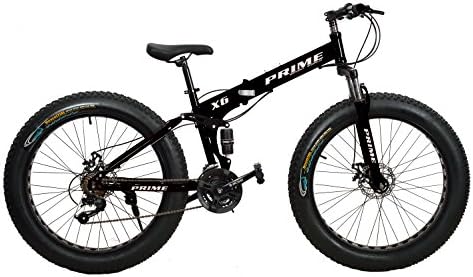 Fat Tyre (Fat Boy) + Foldable Prime Adventure Sports MTB Cycle with 21 Derailleurs
