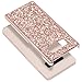 UrbanDrama Galaxy S8 Plus Case, Luxury Glitter Sparkly Crystal Rhinestone Dual Layer High Impact Hard PC Soft TPU Bumper Anti-Slip Shockproof Protective Case for Samsung Galaxy S8 Plus, Rose Gold