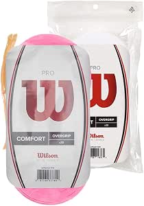 3-PACK OF WHITE WILSON PRO PADEL OVERGRIPS