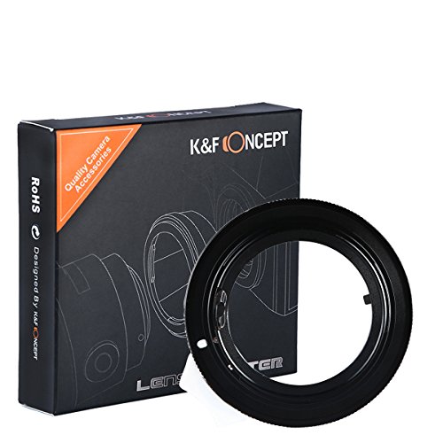 K&F Concept Lens Mount Adapter Compatible with Nikon G (D-Type) Lens to Canon EOS EF Camera, for Rebel T3, T3i, T4i, T5i, SL1, and C300, C500